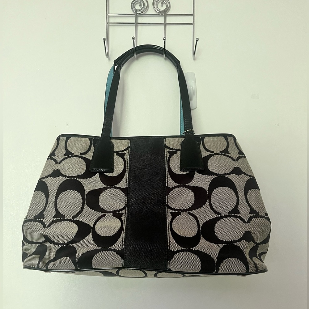 Coach Black and Cream Women's Bag